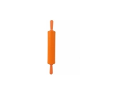 Rolo De Silicone Antiaderente Para Massa De Pão, Cor Laranja, Fondant E Pizza (laranja), Para Uso Doméstico, Confeitaria E Organização Da Cozinha
