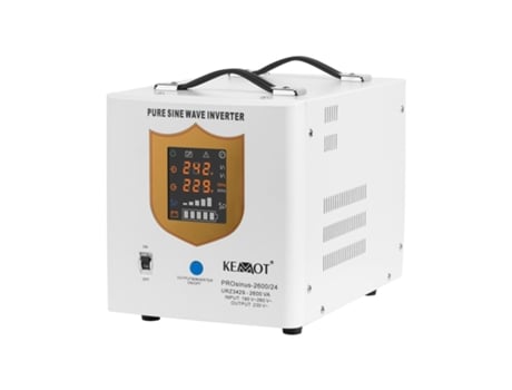 Uninterruptible Power Supply Kemot Prosinus 2600/24 Converter With Pure Sine Wave And Charging Function 24v 230v 2600va/