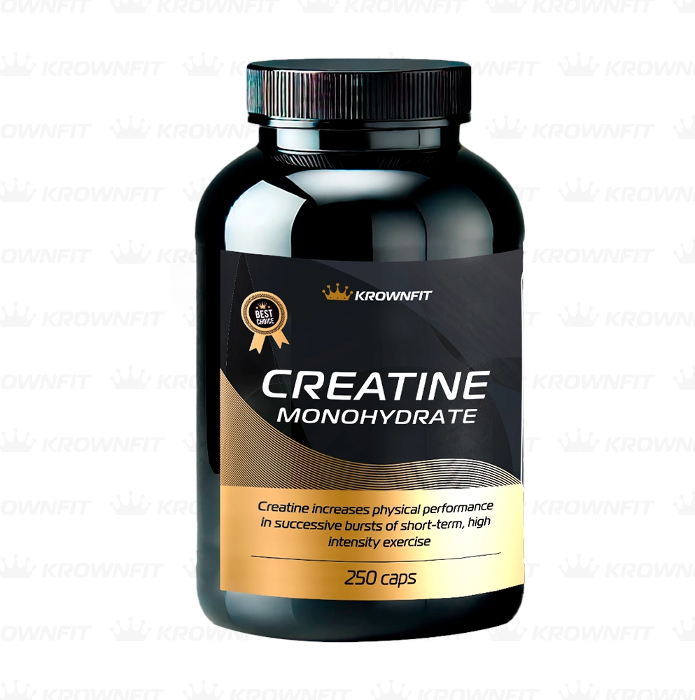 Creatina Monohidratada em Cápsula – Krownfit – 250 cápsulas