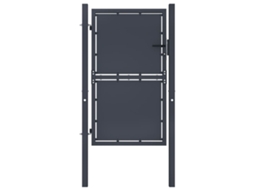 Fence Gate, Fence Gates Vidaxl Antracite Aço (100 X 125 Cm)