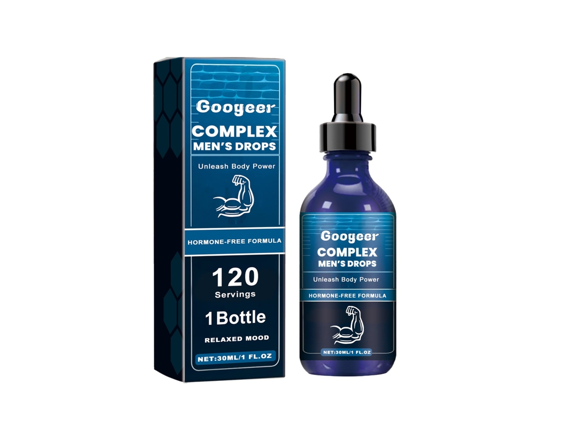 Gotas de Suplemento Masculino Googeer para Cuidado Oral e Corporal LAXISCREED