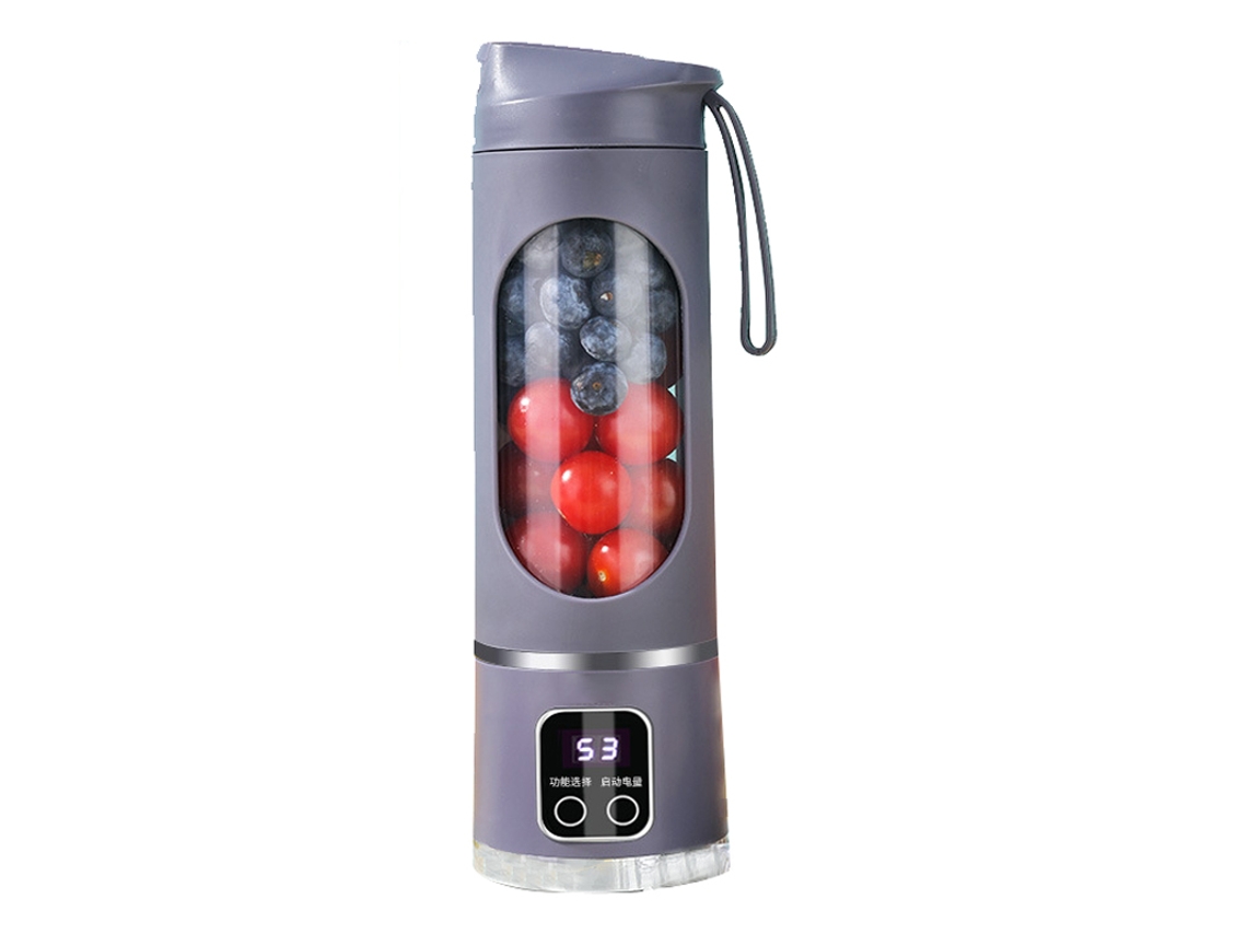 Liquidificador MDUG, portátil, sem fio, 300ml, recarregável via USB, copo e tampa