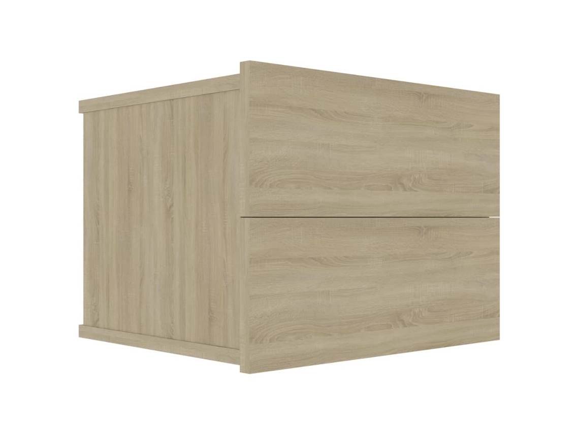 Bedside Cabinet, Bedside Cabinets Vidaxl Bege Madeira Processada (n/a)