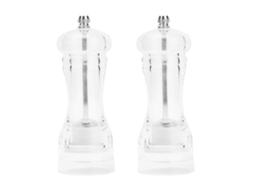 2pcs moedor manual de pimenta e sal | S/MARCA