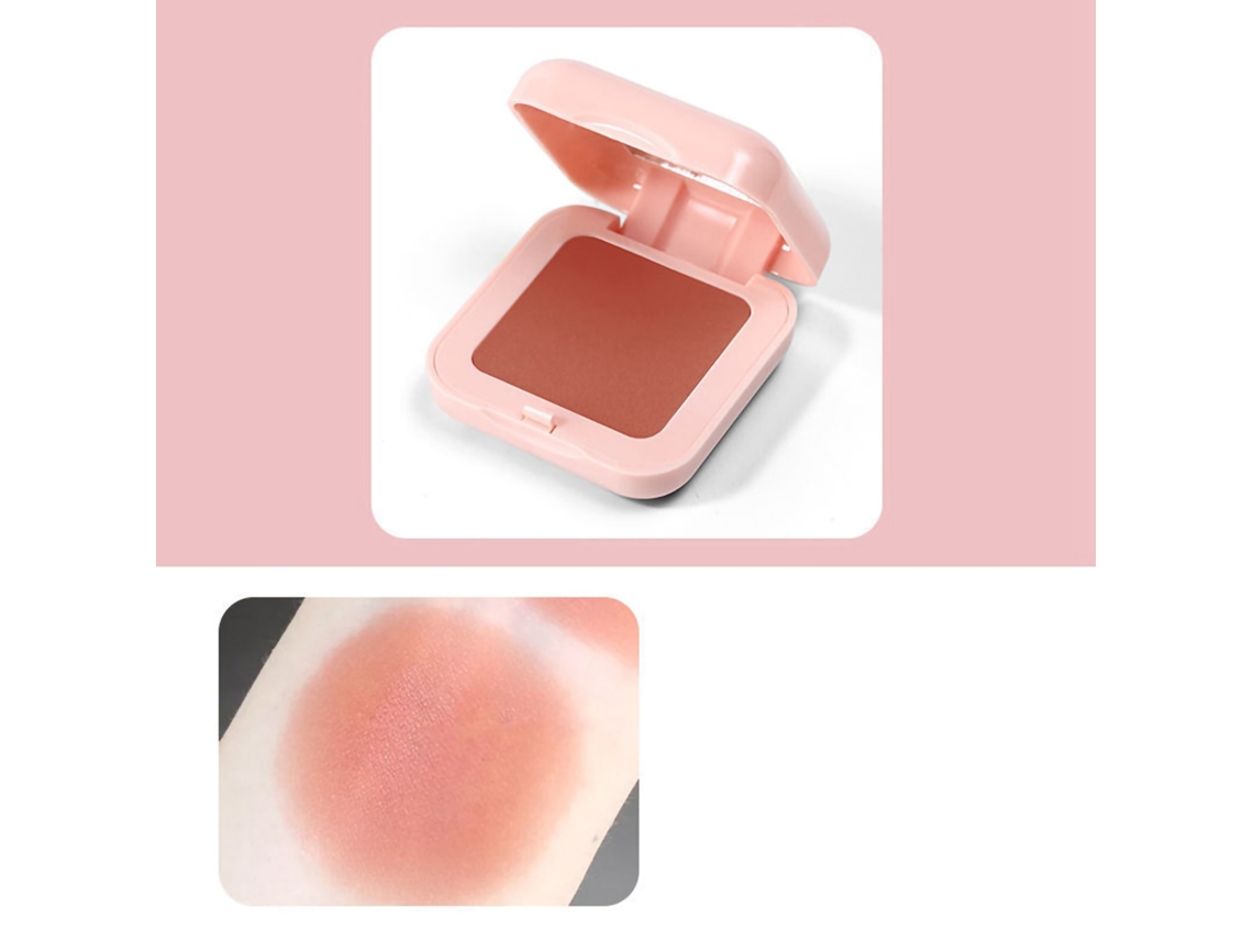 Blush Em Pó De Cor Sólida Mini Matte Para Meninas
