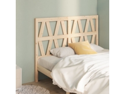 Vidaxl Cabeceira De Cama 141x4x100 Cm Pinho Maciço