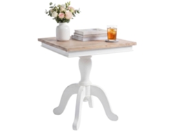 Mesa De Apoio Lorne Natural/branco 70 Cm