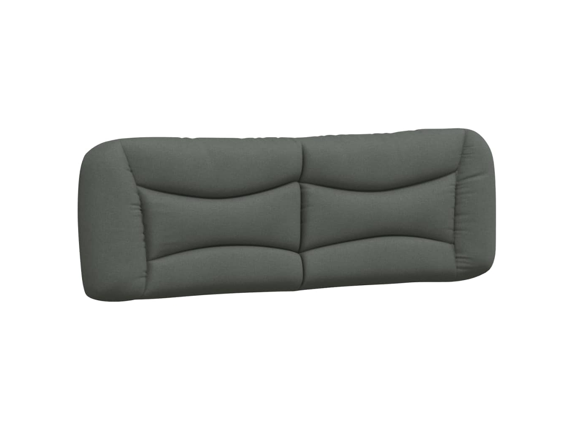Almofadão De Cabeceira Vidaxl Cinzeto Tecido (160cm)