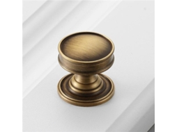 Porta De Latão, Puxador De Armário Vintage Antigo De Cobre Com Furo Único, Modelo 5520.
