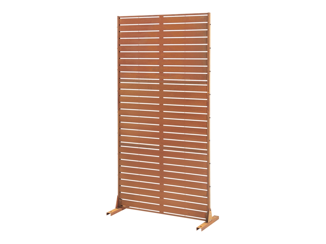 Divisória Nodepp Em Aço Corten 180x90 Cm Ferrugem Nobre Casa.pro