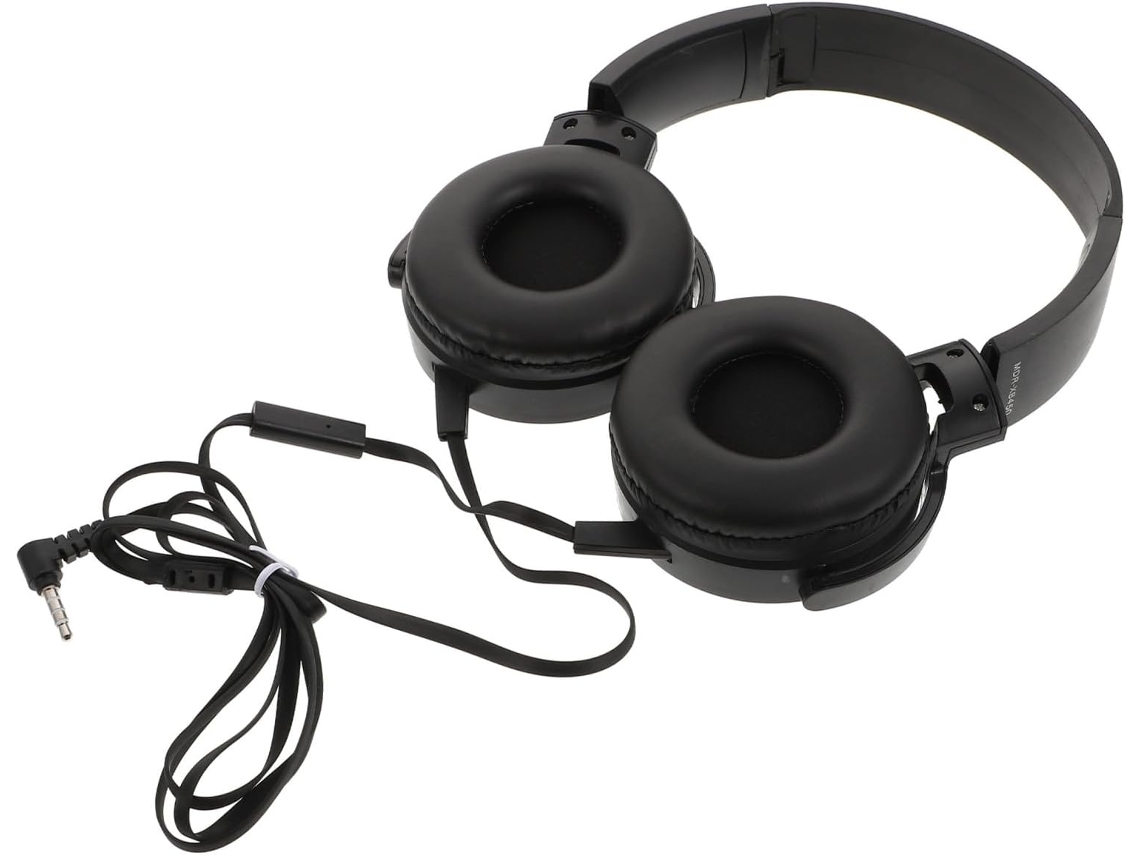 Fone De Ouvido Estéreo Com Fio Para Jogos, Design Abs, Preto, Música E
