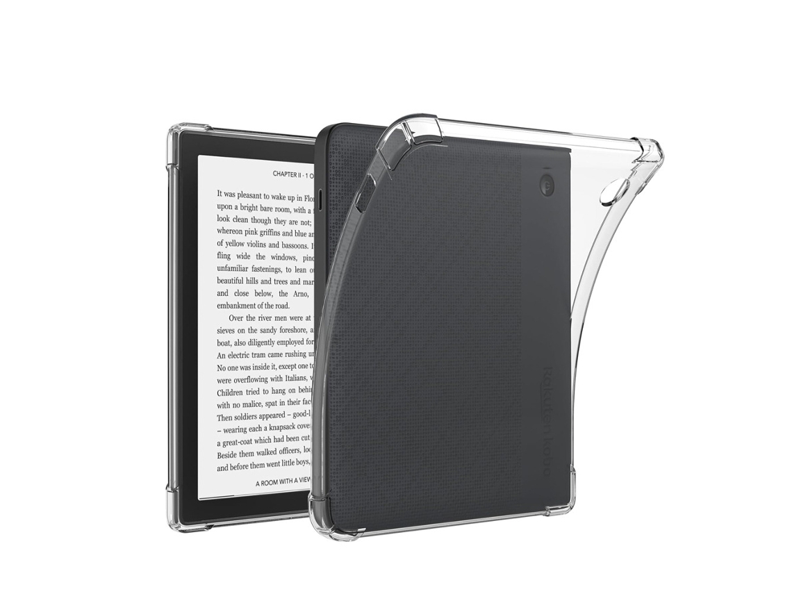 Capa Eifson Para Kobo Libra Color 2024 De 7 In, Parte Traseira Em Tpu Macio, Sin E-reader (transparente, Compatível)