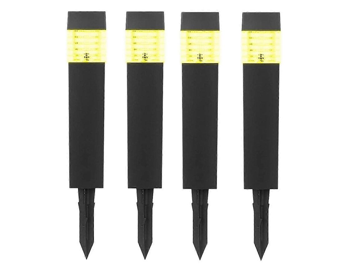 Pacote Com 4 Luzes Solares De Proteção Contra Geada Para Áreas Externas, Luz Solar De Solo Plug In, Luz Quente Olysi Shop