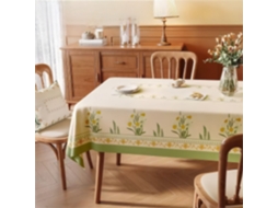 KOFIHETY Toalha De Mesa Einnenffer 140x180 Cm Em Pvc Impermeável Com Estampas Anti-manchas Para Sala De Estar Mesa De Chá Bar