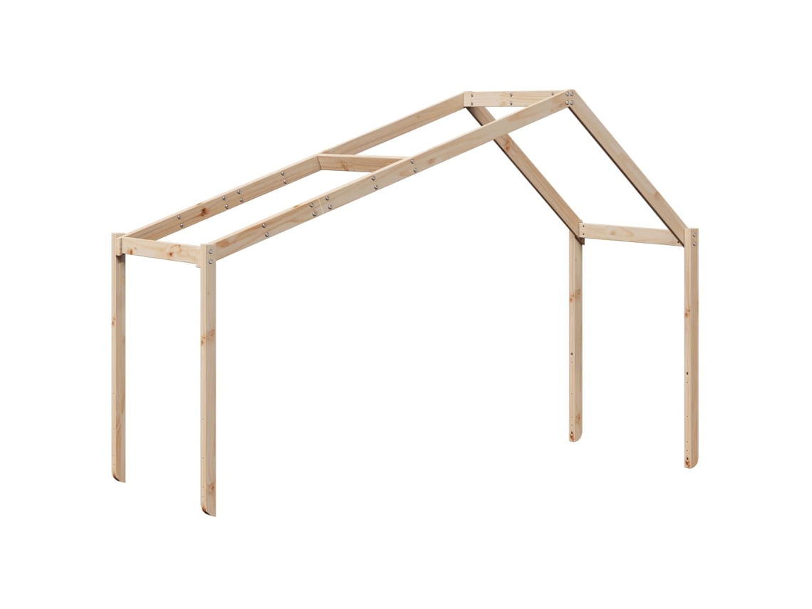 Kid's Bed Roof, Kid's Bed Roofs Vidaxl Marrom Madeira De Pinho (213 X 85.5 X 144.5 Cm)