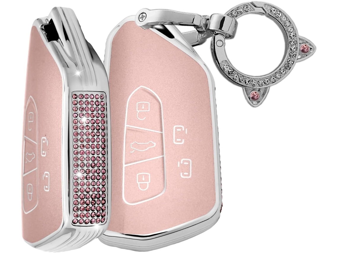 Capa Brilhante Para Chave De Carro Vw Golf 8r Gti 2025, Chaveiro À Prova D Água Id 4 2026id 6-atlas 2024-seat Leon Mk4