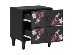 Maison Exclusive - Mesa-de-cabeceira 2 Unid. Castanho 40 X 33,5 X 46 Cm