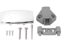 Fechadura De Porta Armário Curta 7 Mm Com Revestimento Em Liga Zinco,