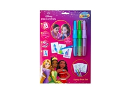 Conjunto De 3 Aerógrafos Com Estênceis De Princesas 87320