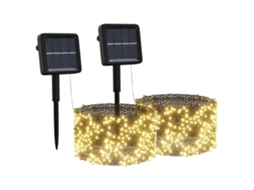 Conjunto de Lâmpadas Solares em Plástico Branco (11x11x210 Cm), Ergonômico, Uso Diário STELASPLEN (2 Peças)