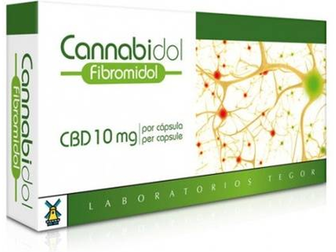 Suplemento Alimentar TEGOR Cannabidol Fibromidol (40 cápsulas)