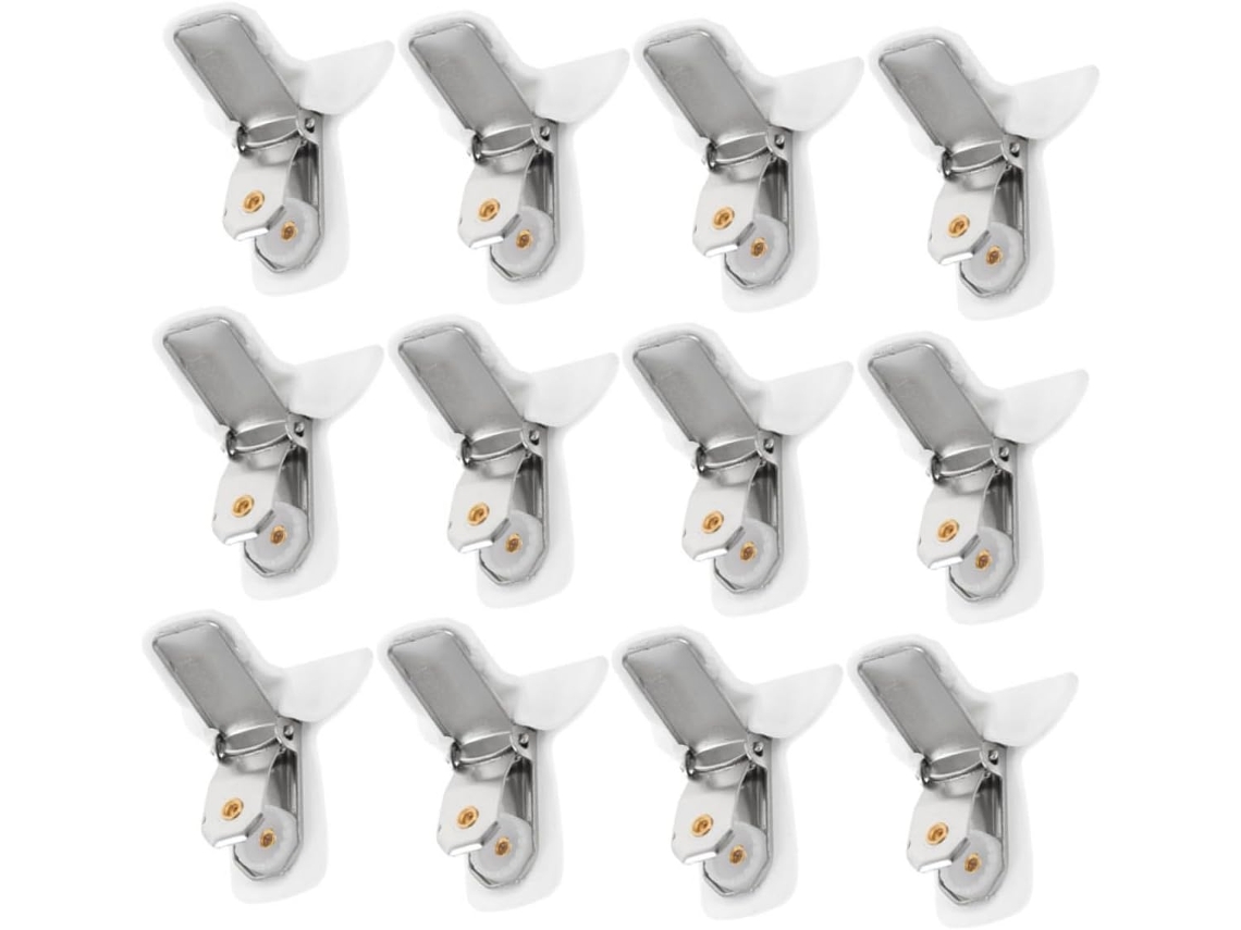 Conjunto De 12 Prendedores Edredom Antiderrapantes, Resistentes E Acolchoados, Ideais Para Colchas E Lençóis Prendedores