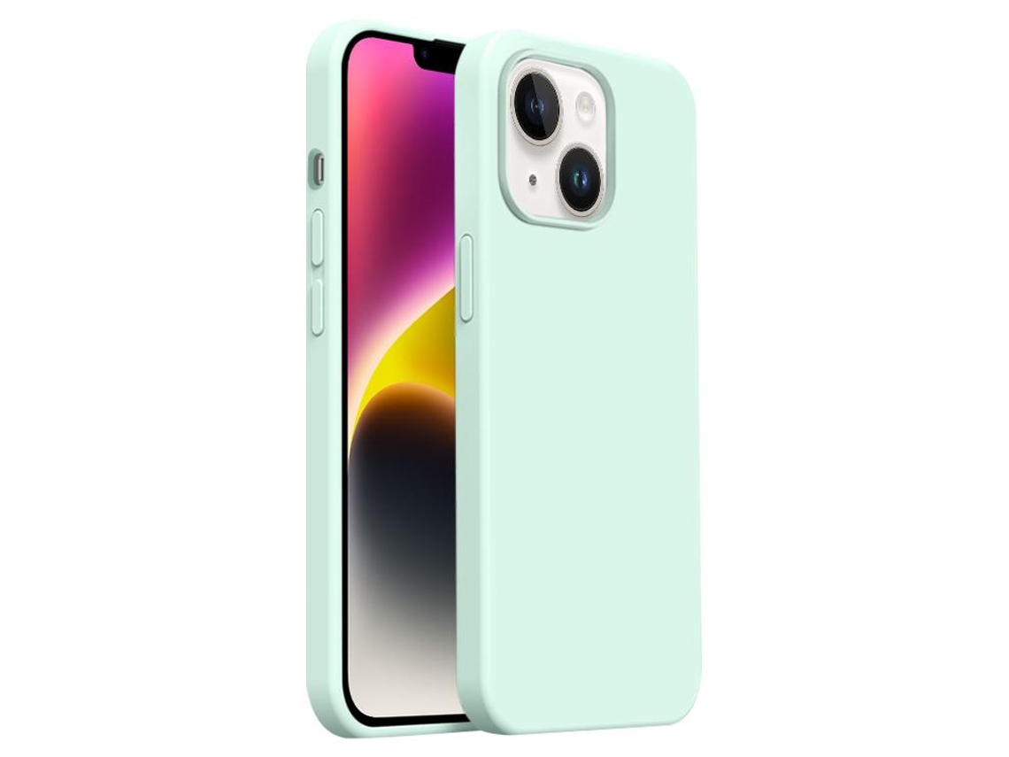 Capa De Silicone Líquido Ultra Fina Para Iphone 14 - Cobertura Total - Magsafe