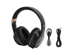 Fone de Ouvido Bluetooth Dobrável Sem Fio, Supra auricular, Graves Potentes TAISHENGDA