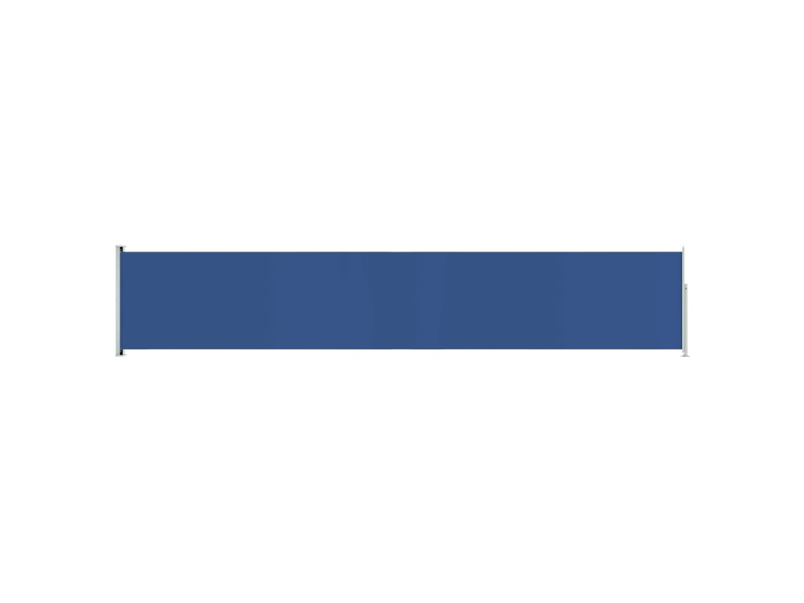 Side Awning, Side Awnings Vidaxl Azul Tecido (117 X 600 Cm)
