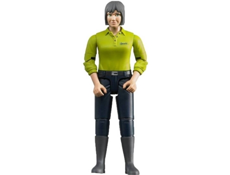 Figura  Mulher com Calças Azuis Escuras (Idade Mínima: 3 - Animais e Natureza)