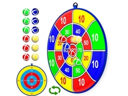 2026 tabuleiro de Dardos para Crianças Grande com 12 Bolas Adesivas, Jogos de Bola, Jogo Indoor/outdoor/jardim