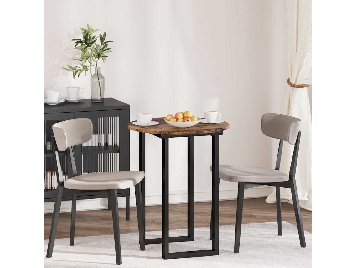 Vidaxl Tampo De Mesa Ø 60 X 1,5 Cm Redondo Derivados De Madeira