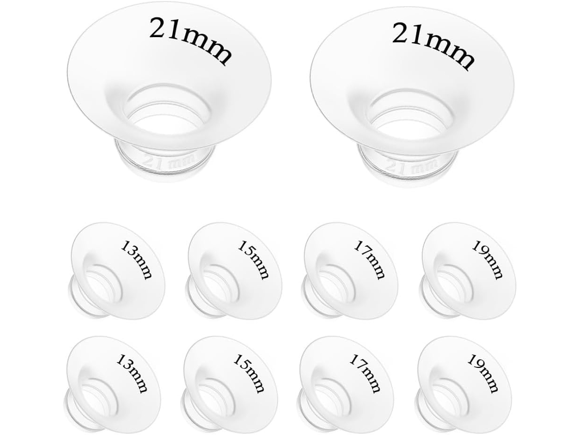 Redutor De Flange Para Bomba Tira-leite Compatível Com Momcozy E 24mm, 21mm Elysve