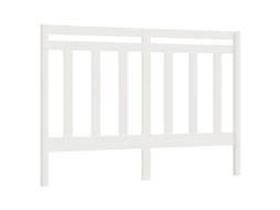 Cabeceira de Cama 156x4x100 Cm Pinho Maciço Branco MAISON EXCLUSIVE