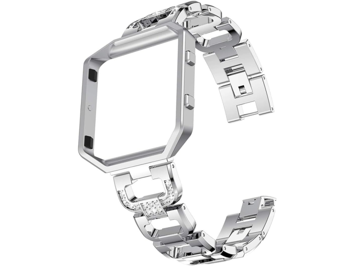 Pulseira De Substituição Para Smartwatch Com Strass E Moldura