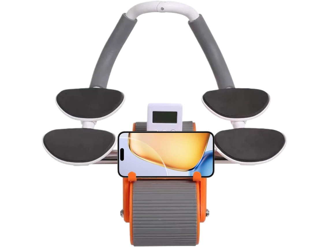 Roda Abdominal Com Apoio Para Os Cotovelos, Rolo Abdominal Rolo De Exercícios Automático Gokoco