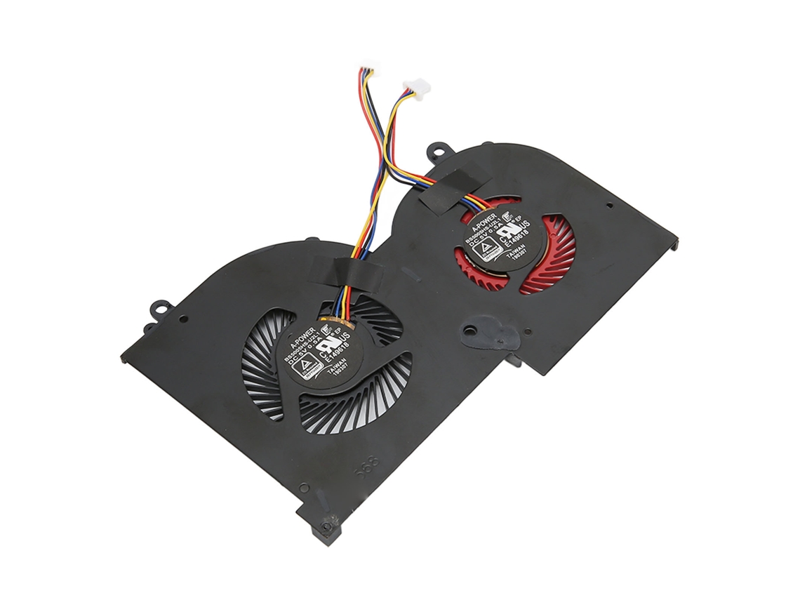 Cooling Fan (interface De 4 Pinos, Dissipação De Calor Eficiente) Cooler De Cpu E Gpu Compatível Com Msi Gs65 Ms-16q2 16...