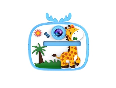 Câmara Instantânea Infantil Mini Câmara Digital Portátil Com Impressão Instantânea E Papel Térmico Zyntratech