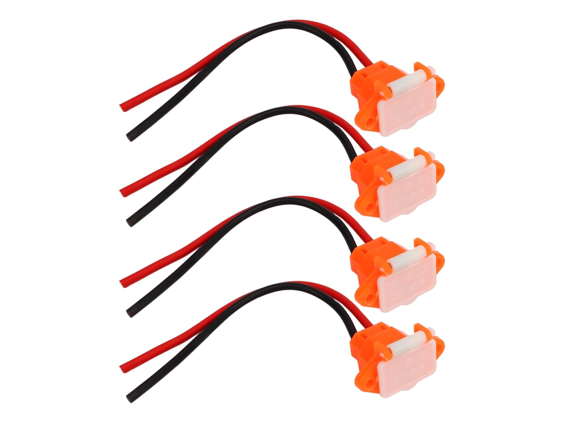 Interface Mali de Carregamento de Bateria, 3 Pinos, com Capa, para Carro Elétrico, Cabeamento, Acessório de Bateria