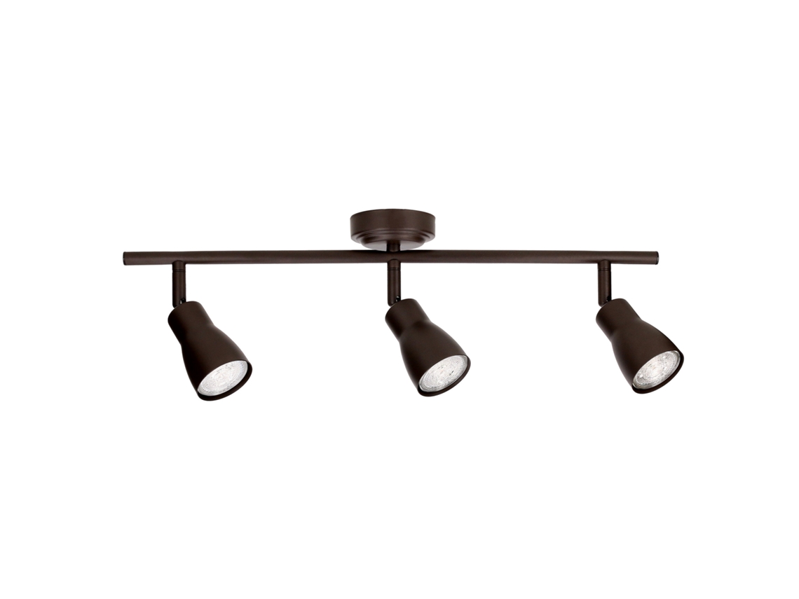 Forlight Safran - Projetor 90x500x136mm, Aço, Cor Castanho, Led 24w, 1649lm