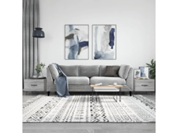 Vidaxl Mesas De Centro 2 Pcs 50x50x40 Cm Madeira Proc. Sonoma Cinza