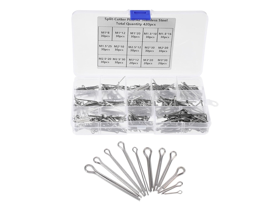 Kit De Aço Inoxidável 420 E 304, Pinos De Segurança M1 E M3 Nos Tamanhos