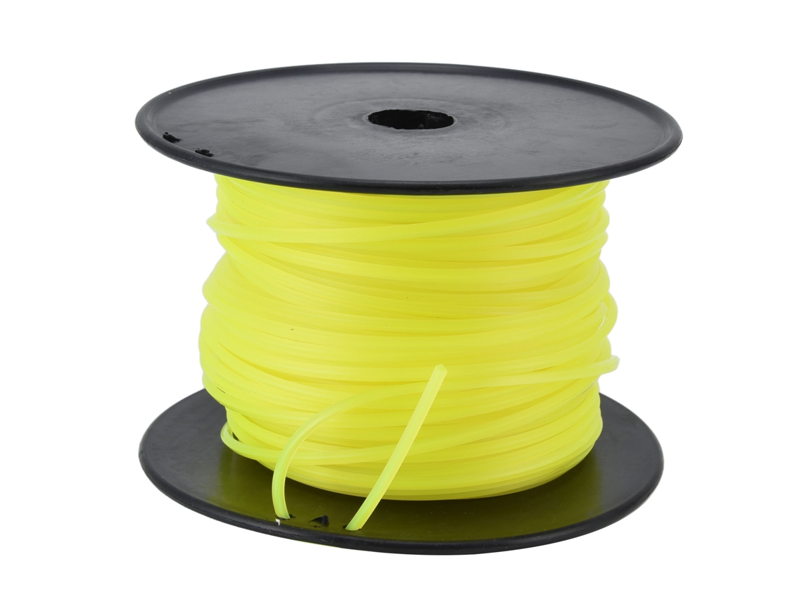 Fio de Nylon CHABERLU 3 Mm, 70 M, Amarelo para Aparador de Grama Husqvarna