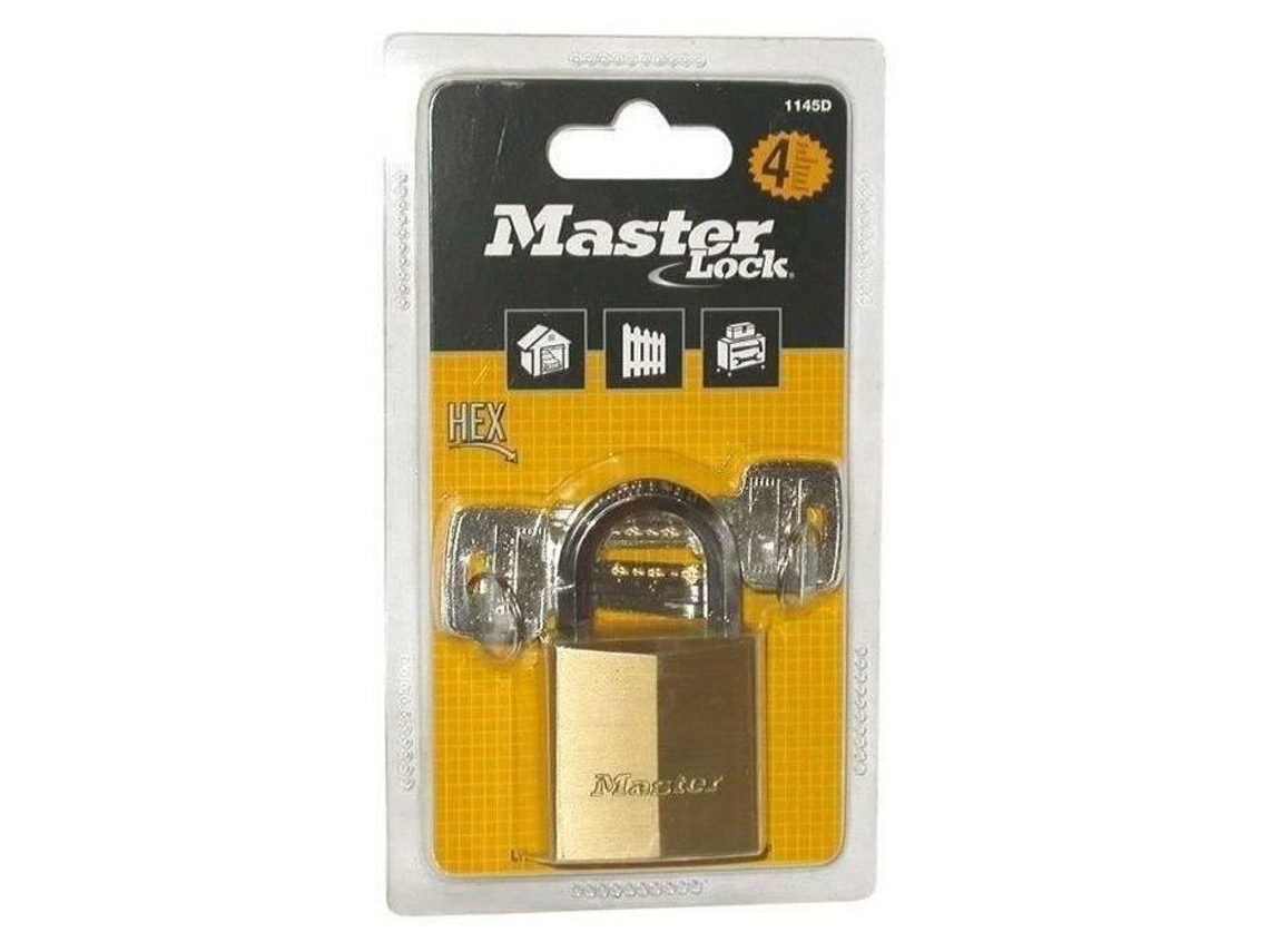 Cadeado de latão com manilha hexagonal de 40 mm Master Lock