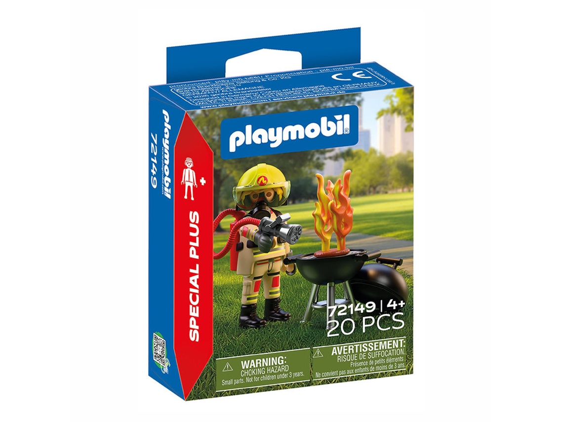 Special Plus Bombero Con Foco De Incendio