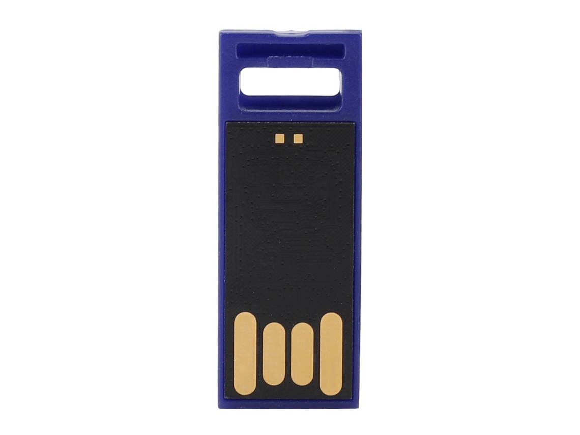 Pen Drive Usb Portátil Ultra Fino Mini De 16g, Formato De Apito, Azul, Compatível Com Windows Vista/7/10/mac