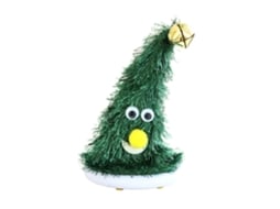 Ats sombrero de Papá Noel Cantante Y Bailarín Con Luces, Juguete Eléctrico para Árbol de Navidad, Regalo Infantil