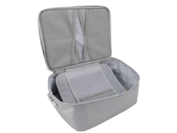 Caja Organizadora De Documentos Resistente Ao Fogo E À Água Com Cadeado Portátil Para Casa E Viagens