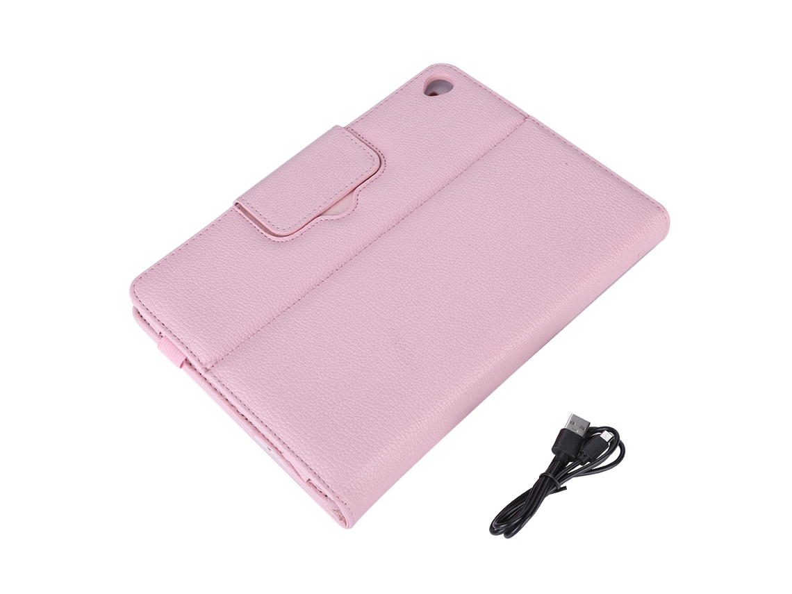Teclado Bluetooth Detachável LAXISCREED + Capa de Couro para Ipad 9.7"