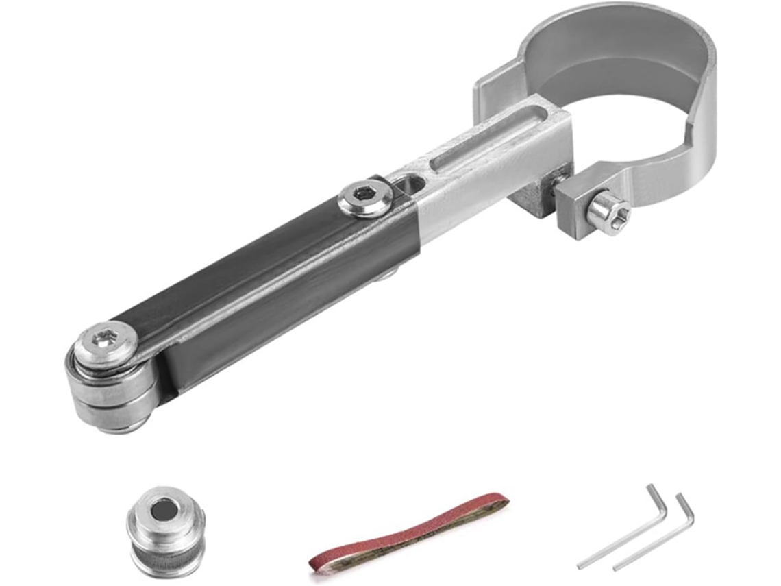 Adaptador Para Esmerilhadeira Angular Para Lixadeira De Madeira Com Ranhuras De Rolamento Duplo E Cinta De Lixa